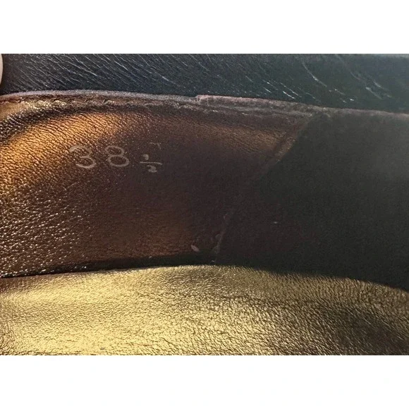 Taryn Rose Pumps Women 38.5 Brown Excellent Embroidered Leather Block Heel 9312 - Picture 10 of 11